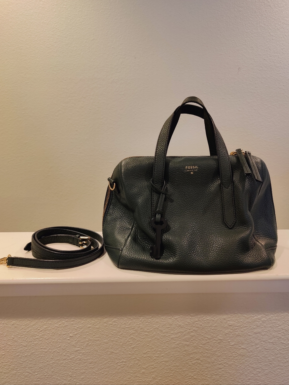 Fossil Forest Green Sydney Satchel Bag